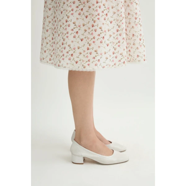 Posse Charlotte Skirt in Watercolour Floral | Midi Skirts | Coveti, view 3