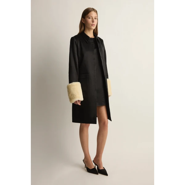 Posse Chester Coat in Black | Coats | Coveti, view 4