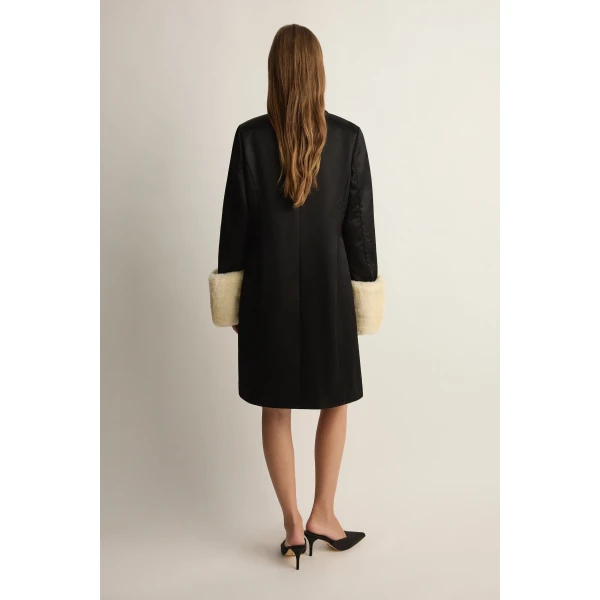 Posse Chester Coat in Black | Coats | Coveti, view 6