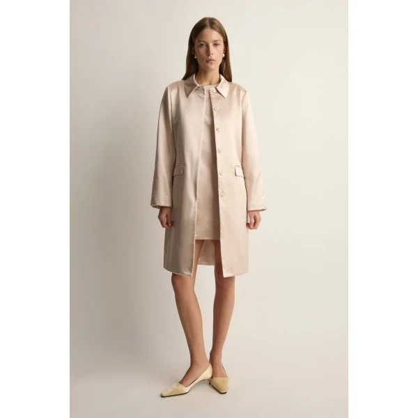 Posse Chester Coat in Powder Pink | Coats | Coveti, view 4