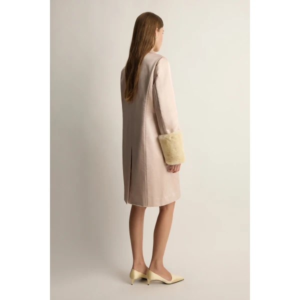 Posse Chester Coat in Powder Pink | Coats | Coveti, view 5