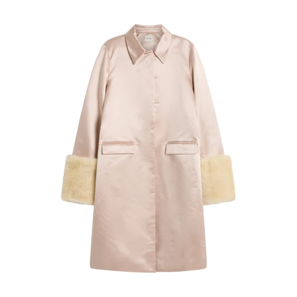 Chester Coat in Powder Pink