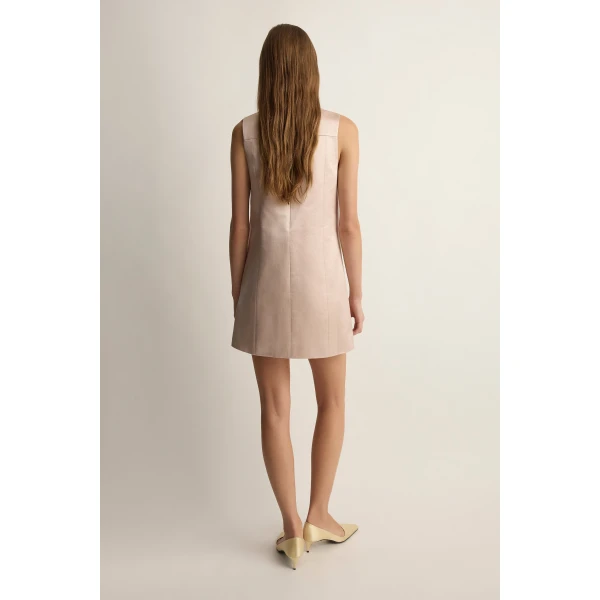 Posse Chester Mini Dress in Powder Pink | Mini Dresses | Coveti, view 5