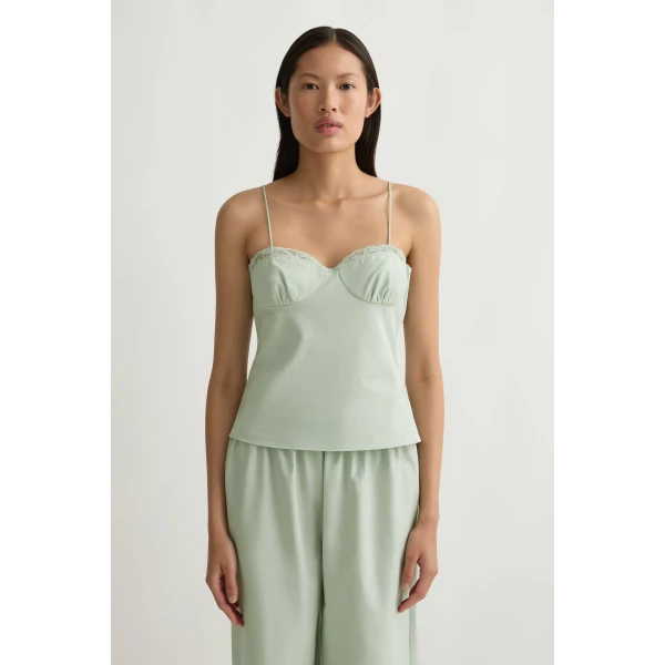 Posse Cleo Cami in Seafoam | Camisoles | Coveti, view 2