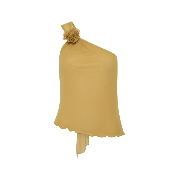 Cynthia Top in Rattan