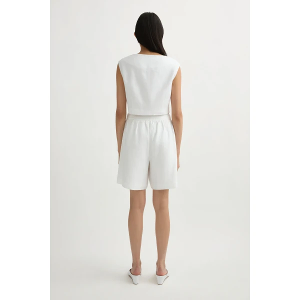 Posse Dakota Short in Ivory | Shorts | Coveti, view 5