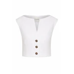 Posse Dakota Top in Ivory | Tops | Coveti