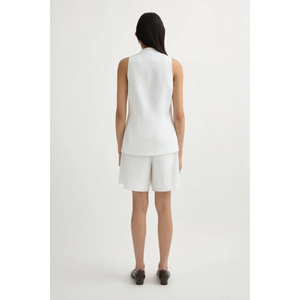Posse Dakota Vest in Ivory | Vests | Coveti, view 5