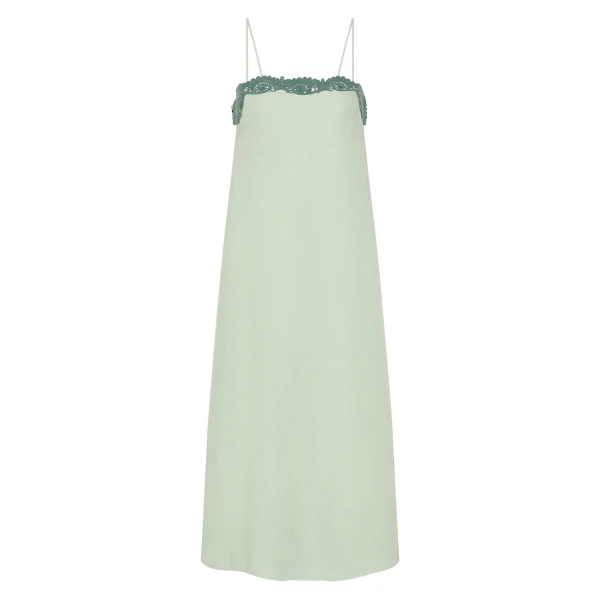 Posse Darya Dress in Green | Midi Dresses | Coveti