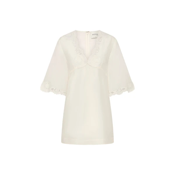 Darya Kaftan in Cream