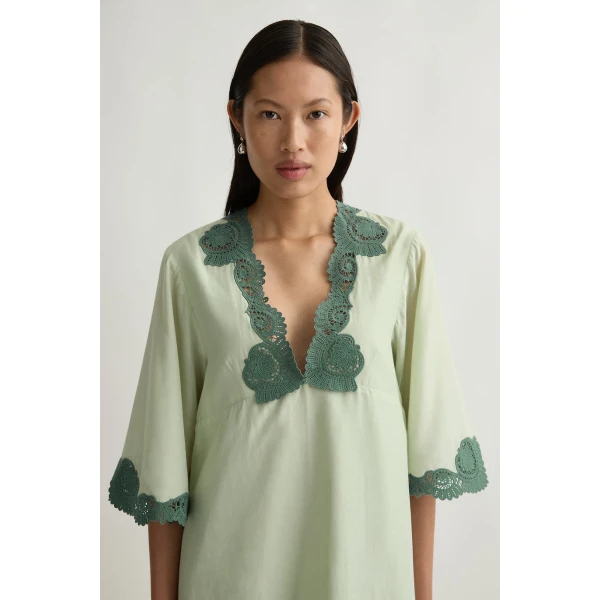 Posse Darya Kaftan in Green | kaftan | Coveti, view 4