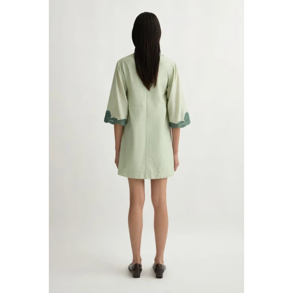 Posse Darya Kaftan in Green | kaftan | Coveti, view 6
