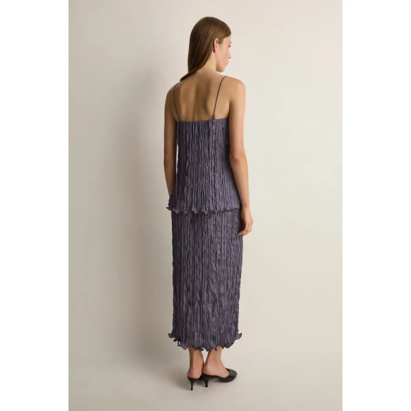 Posse Esme Skirt in Dusk | Midi Skirts | Coveti, view 4