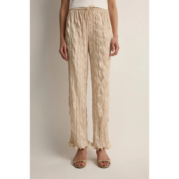 Posse Esme Trouser in Cream | Pants | Coveti, view 2