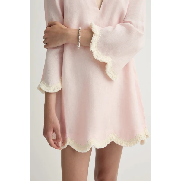 Posse Essie Kaftan in Soft Pink | kaftan | Coveti, view 3