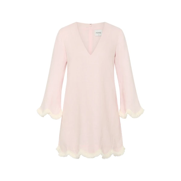 Essie Kaftan in Soft Pink