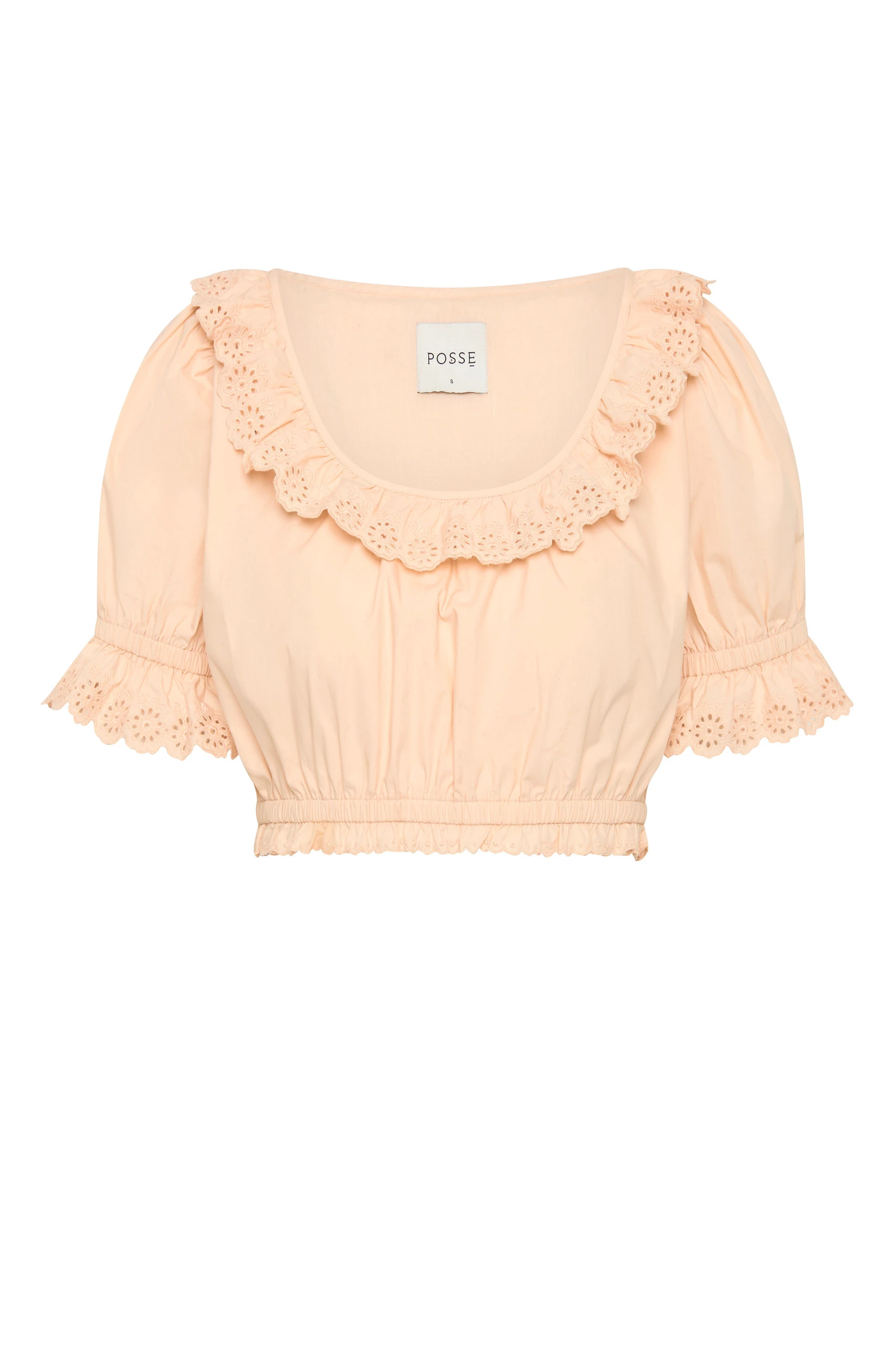 Posse Ezra Crop Top in Peach Sorbet Posse Ezra Crop Top in Peach Sorbet | Tops | Coveti