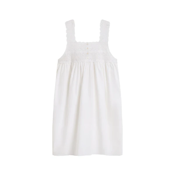 Posse Ezra Shift Mini Dress in Vintage White | Mini Dresses | Coveti