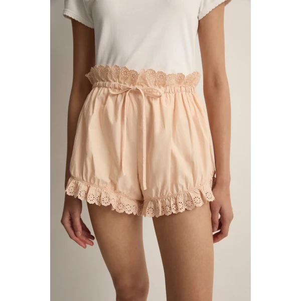 Posse Ezra Short in Peach Sorbet | Shorts | Coveti, view 3
