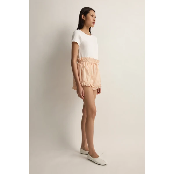 Posse Ezra Short in Peach Sorbet | Shorts | Coveti, view 4
