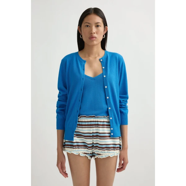 Posse Finn Cardigan in Bright Blue | Cardigan | Coveti, view 3