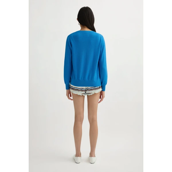 Posse Finn Cardigan in Bright Blue | Cardigan | Coveti, view 5