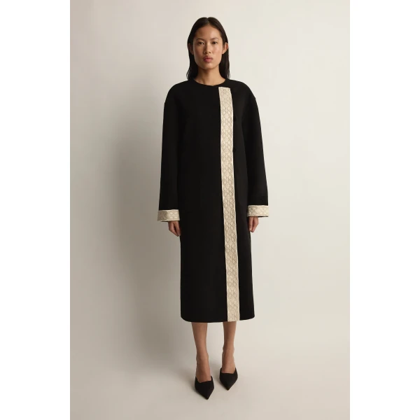 Posse Florian Coat in Black | Coats | Coveti, view 2