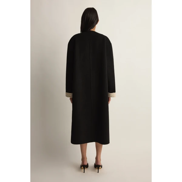 Posse Florian Coat in Black | Coats | Coveti, view 6