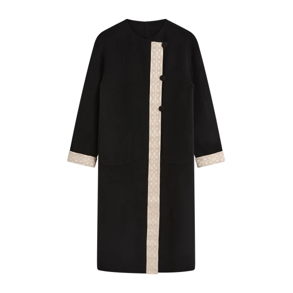 Florian Coat in Black