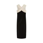 Posse Florian Dress in Black | Midi Dresses | Coveti
