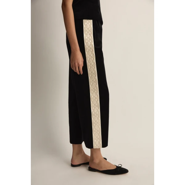 Posse Florian Trouser in Black | Pants | Coveti, view 3