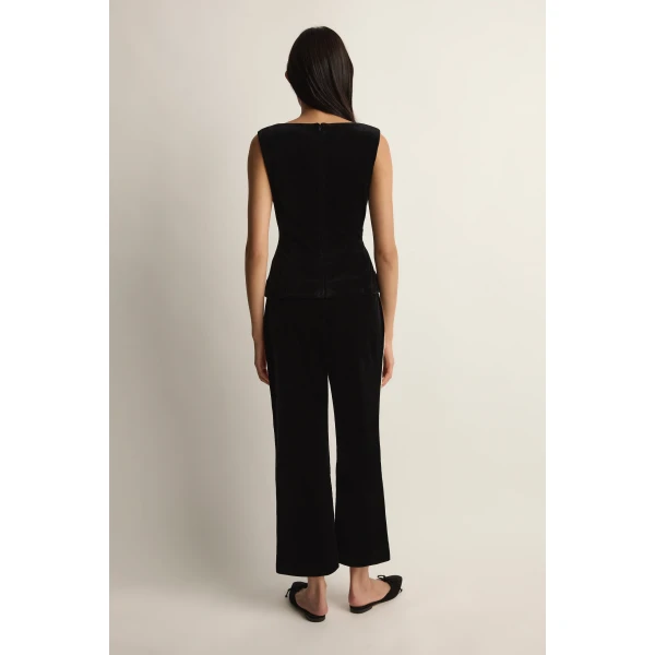 Posse Florian Trouser in Black | Pants | Coveti, view 4