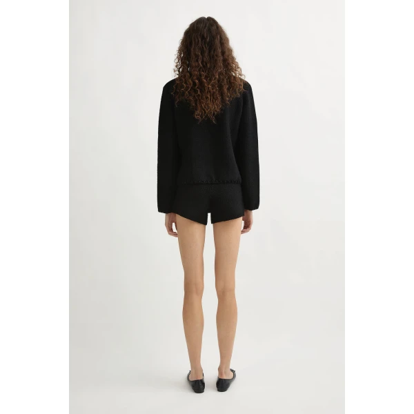 Posse Harlan Short in Black | Shorts | Coveti, view 5