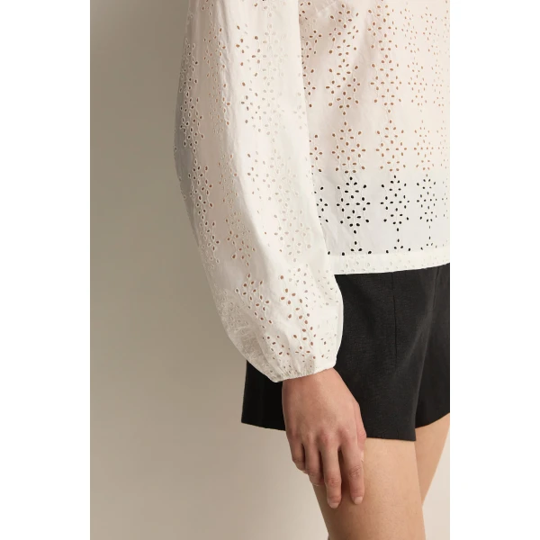 Posse Harriet Blouse in Vintage White | Blouse | Coveti, view 6