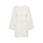 Posse Harriet Dress in Vintage White | Midi Dresses | Coveti