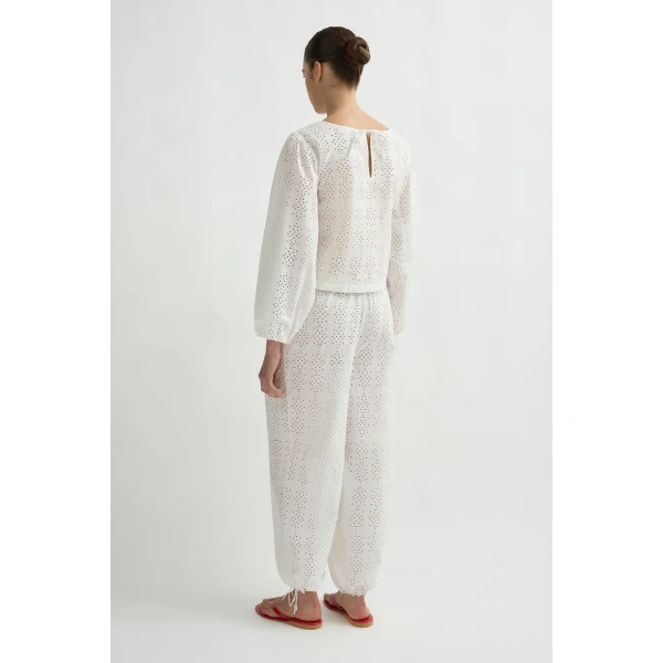 Posse Harriet Pant in Vintage White | Pants | Coveti, view 4