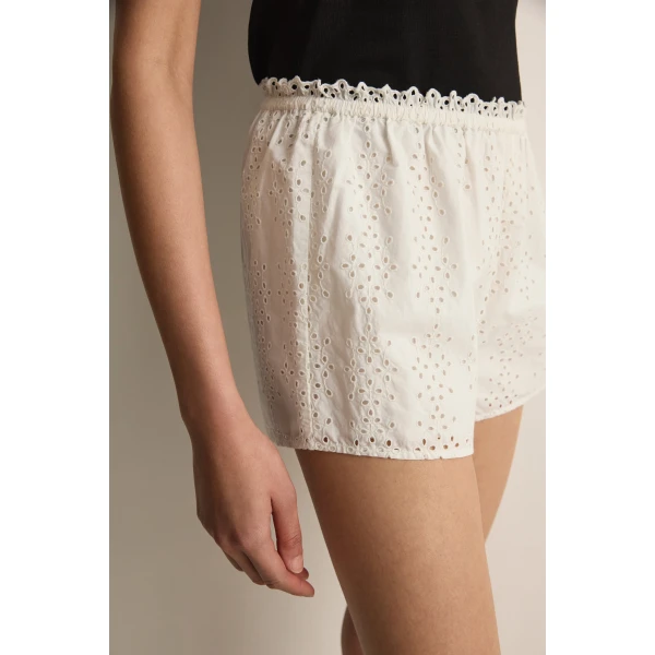 Posse Harriet Short in Vintage White | Shorts | Coveti, view 5