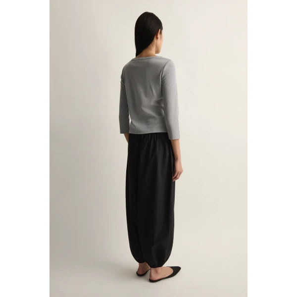 Posse Indi Top in Grey | Sweaters | Coveti, view 4