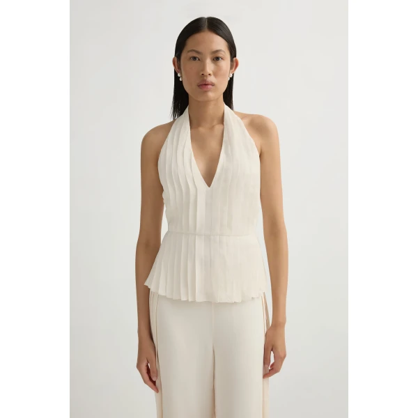 Posse Jane Top in Peach Sorbet | Tops | Coveti, view 2