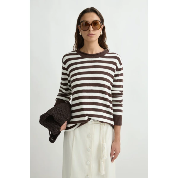 Posse Lara Jumper in Stripe | Sweaters | Coveti, view 2