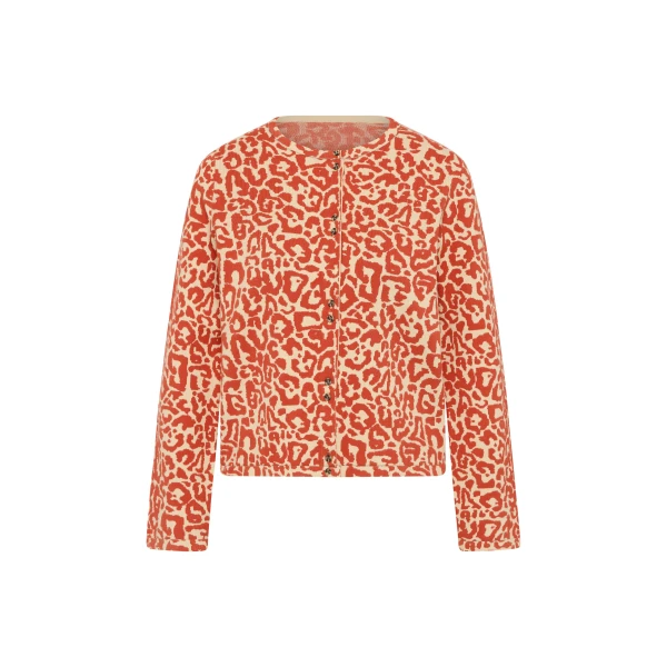 Posse Lexi Cardigan in Red Leopard | Cardigan | Coveti