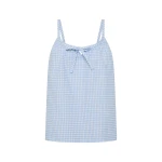 Posse Lila Cami in Blue Gingham | Camisoles | Coveti