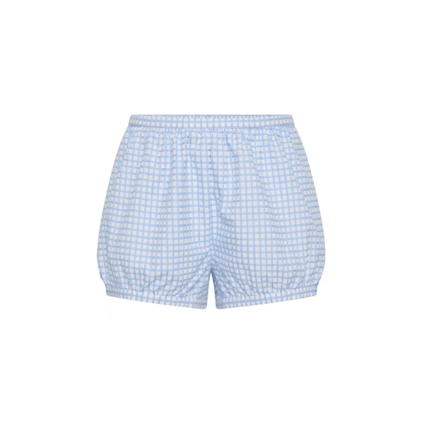 Posse Lila Short in Blue Gingham | Shorts | Coveti