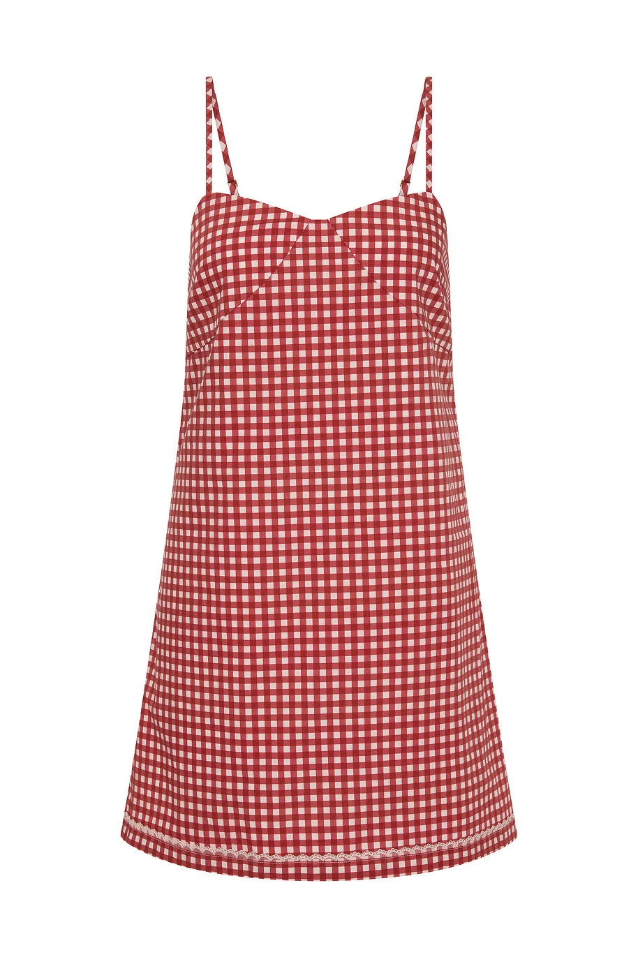 Posse Lindie Mini Dress in Rose Gingham Posse Lindie Mini Dress in Rose Gingham | Mini Dresses | Coveti