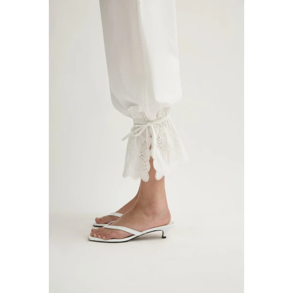 Posse Lois Pant in Vintage White | Pants | Coveti, view 4