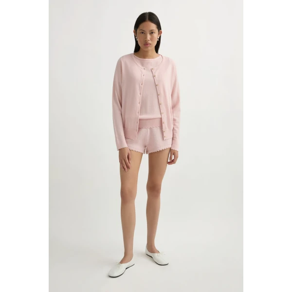 Posse Maisie Cardigan in Soft Pink | Cardigan | Coveti, view 4