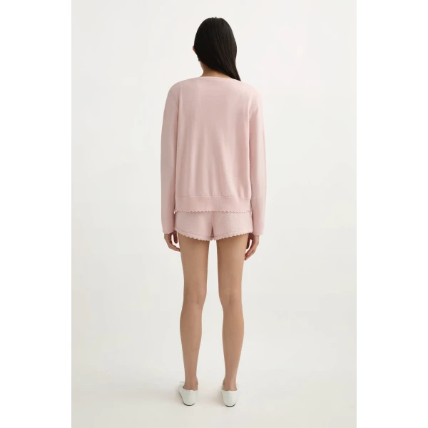 Posse Maisie Cardigan in Soft Pink | Cardigan | Coveti, view 5