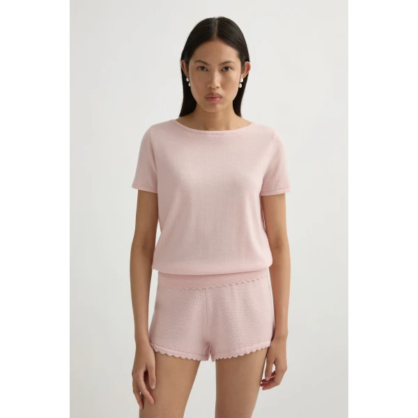 Posse Maisie Top in Soft Pink | Tops | Coveti, view 2