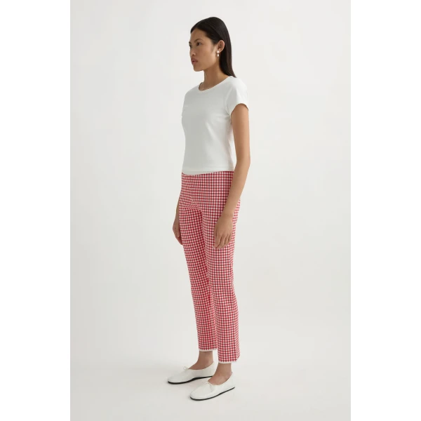 Posse Micah Pant in Red Gingham | Pants | Coveti, view 4