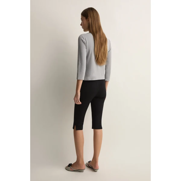 Posse Mina Capri in Black | Pants | Coveti, view 4